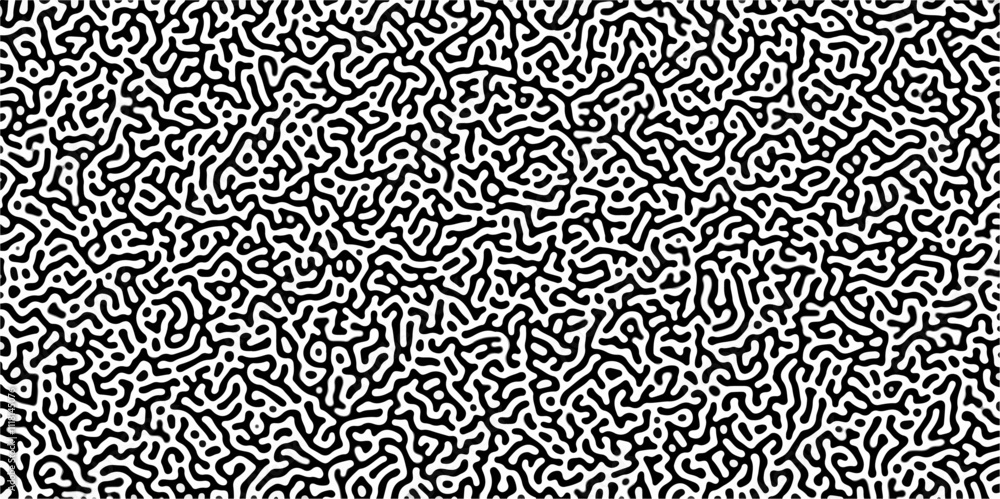 Abstract truing organic wallpaper Turing reaction diffusion monochrome seamless pattern .Monochrome Turing reaction background .Natural seamless line pattern. Linear design with biological shapes
Abstract truing organic wallpaper Turing reaction diffusion monochrome seamless pattern .Monochrome Turing reaction background .Natural seamless line pattern. Linear design with biological shapes