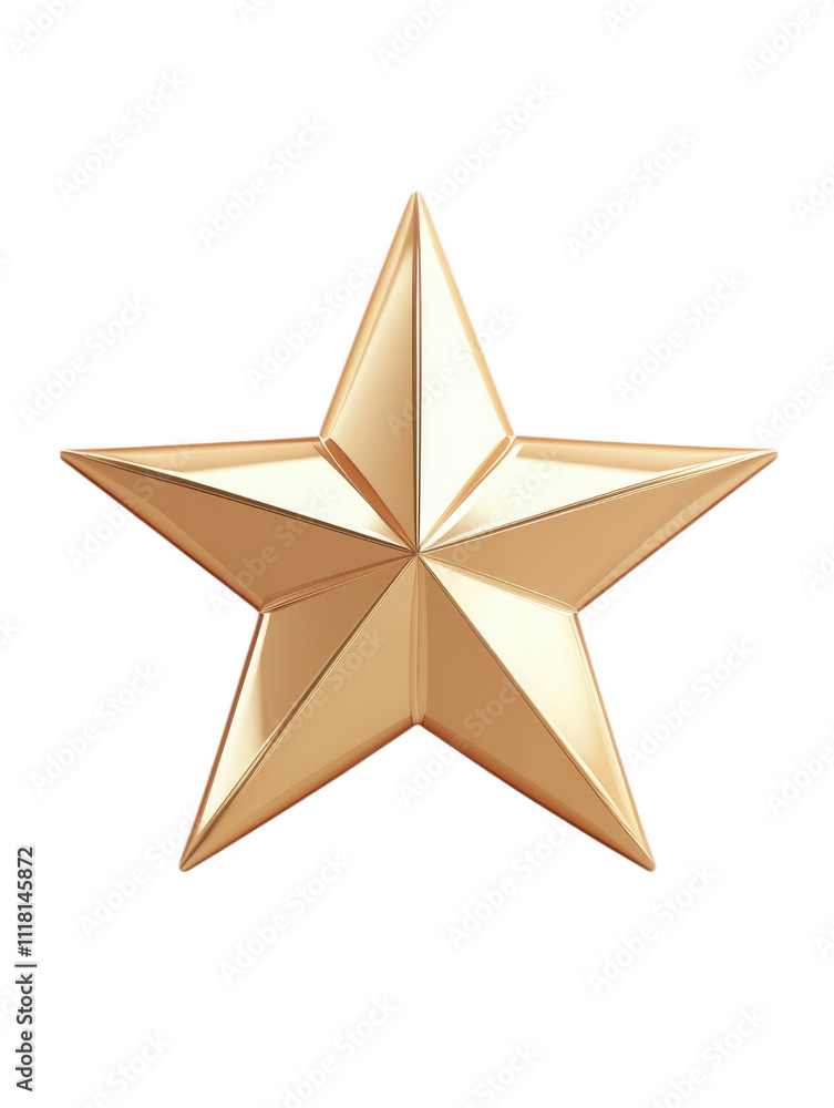 golden star isolated on white background golden star isolated on white background