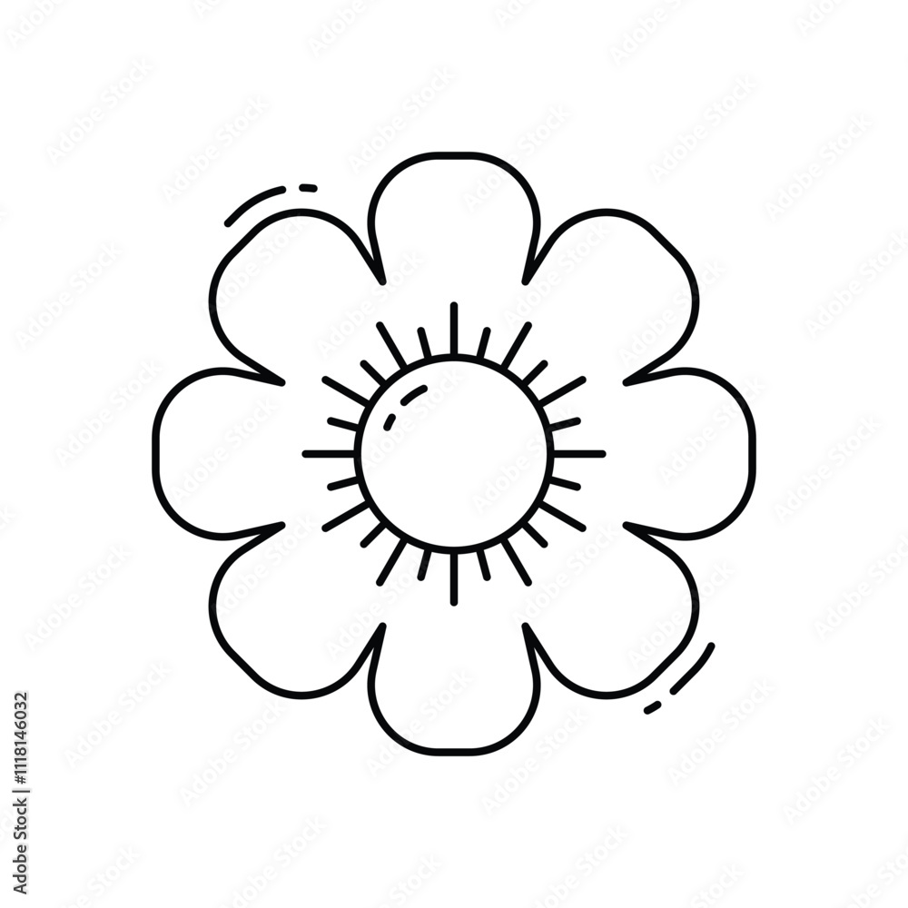 Jasmine vector icon Jasmine vector icon