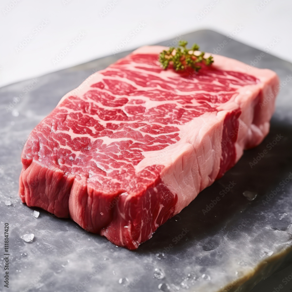Captivating close-up of raw wagyu beef pristine marbling texture culinary artistry kitchen macro photography delicate details Captivating close-up of raw wagyu beef pristine marbling texture culinary artistry kitchen macro photography delicate details