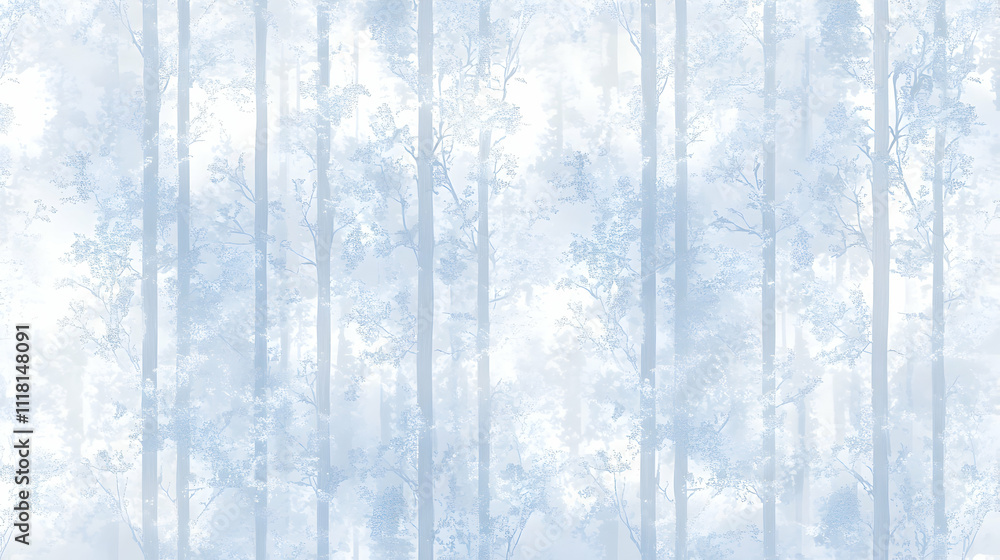 Serene misty forest background image with pale blue trees and branches. Perfect for wallpaper, website design, or calming visuals. Serene misty forest background image with pale blue trees and branches. Perfect for wallpaper, website design, or calming visuals.