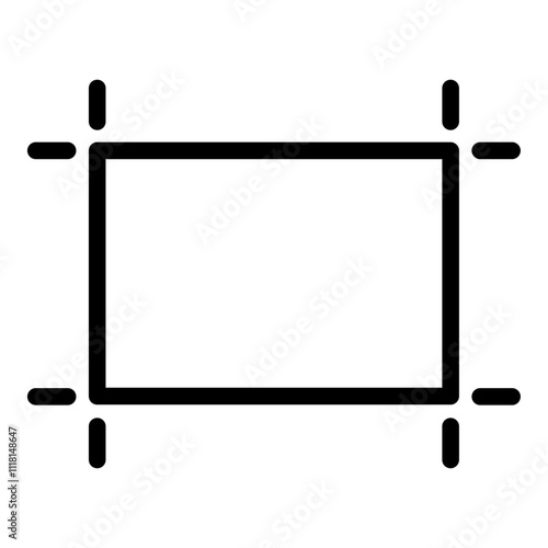 Artboard icon. Vector line icon