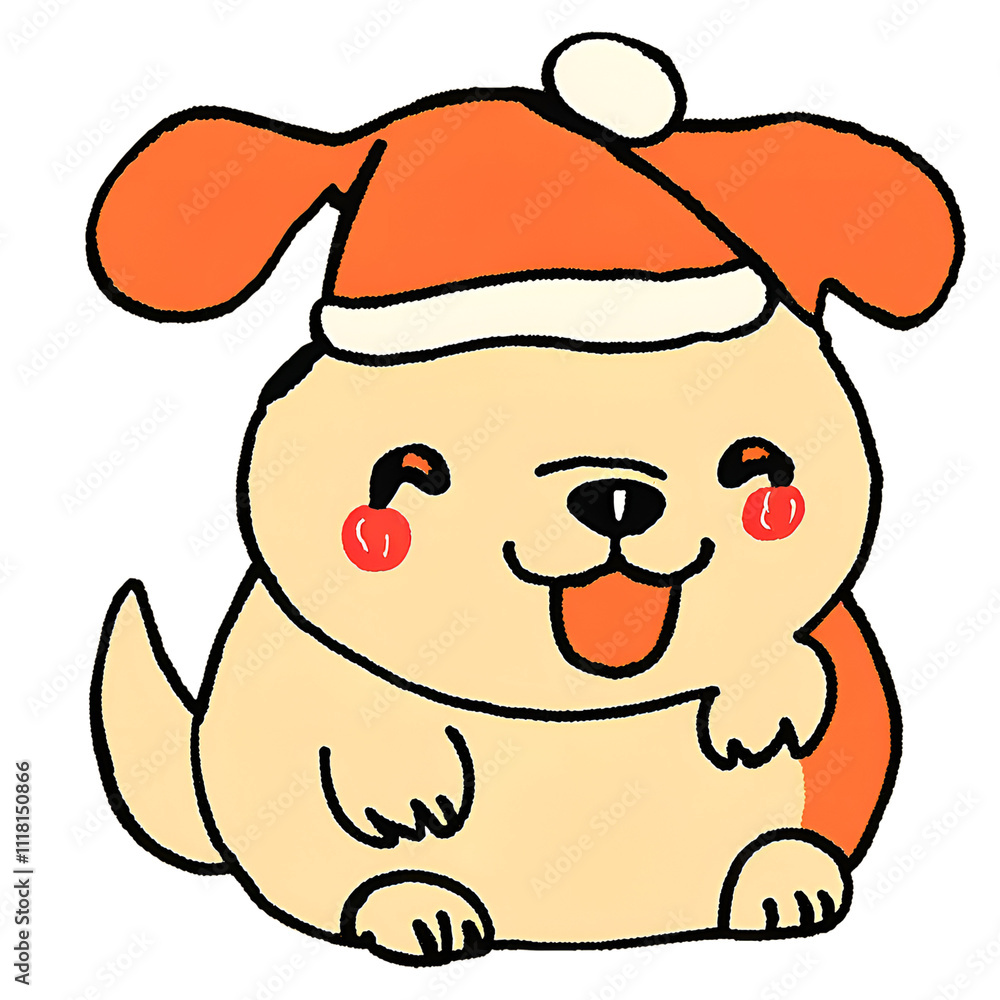 cute fat dog or puppy christmas.416 png cute fat dog or puppy christmas.416 png