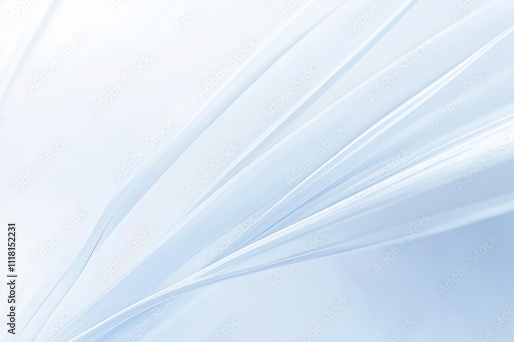 Fototapeta premium Textures of wind turbine blade highlighting smooth curves and soft light reflections