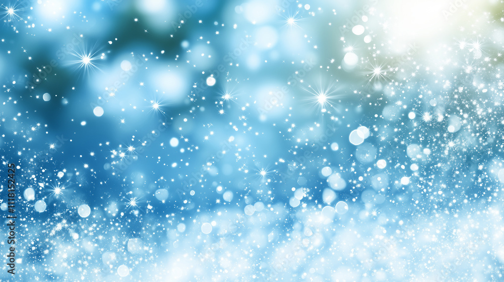 Light blue sparkling background Light blue sparkling background
