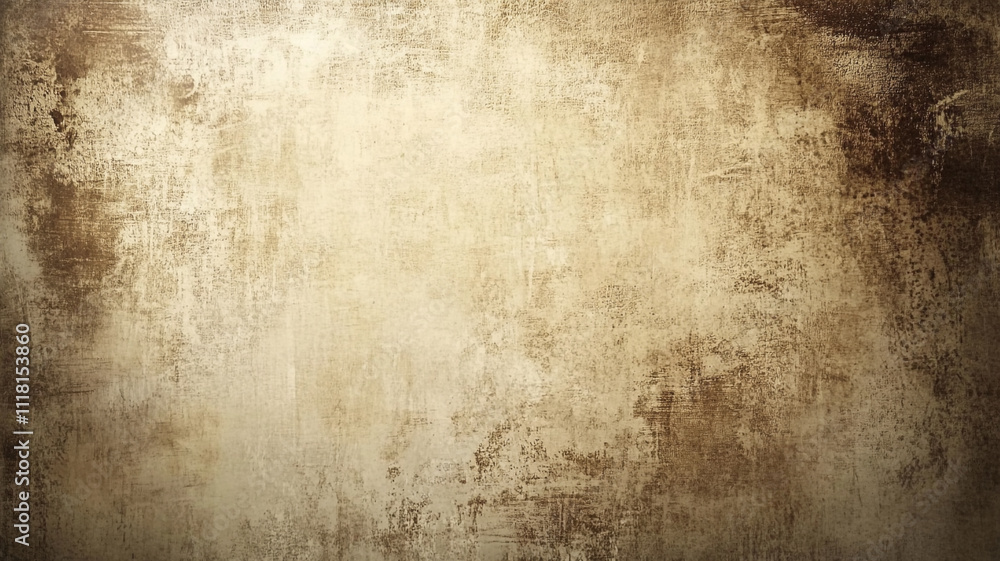 Naklejka premium Beige canvas background with a subtle texture