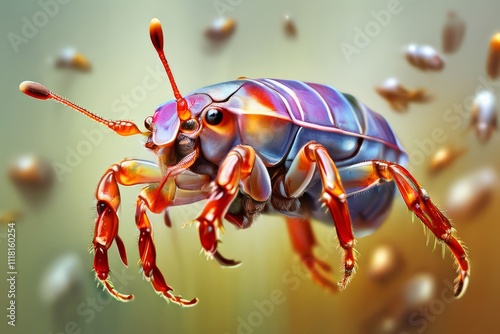 49 hipods macro realistic painting of colorful detailed amphiopo photo