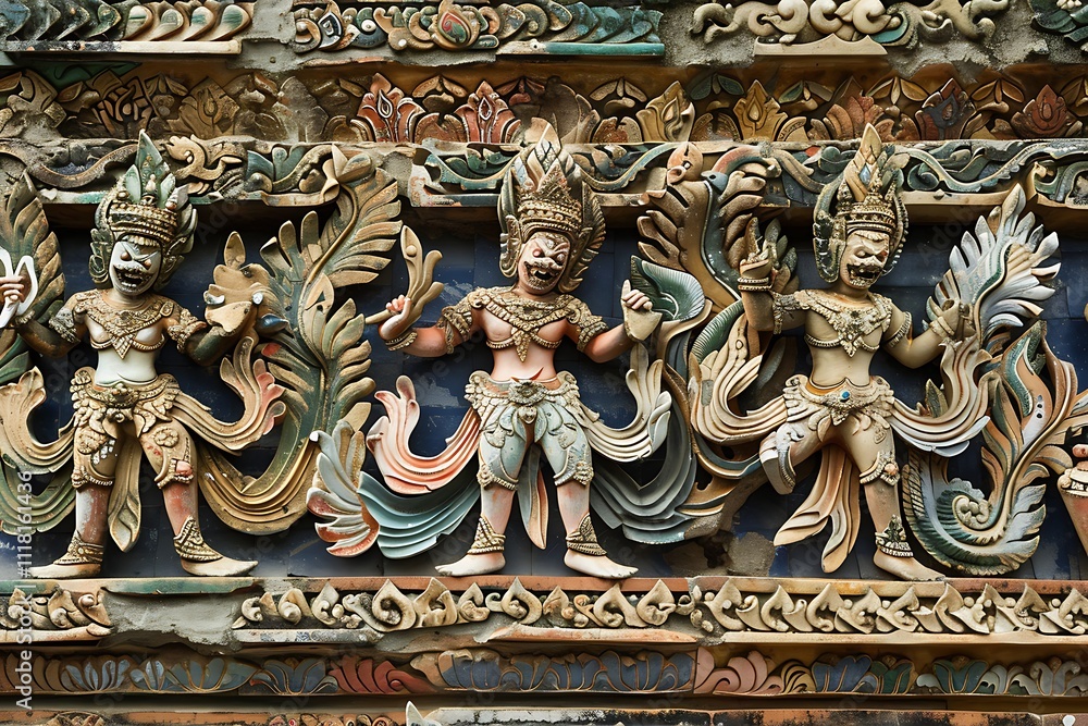 Fototapeta premium hindu deity statue