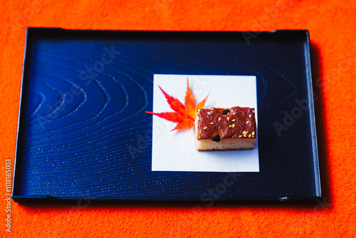 京都の常照寺で食べるお菓子とお抹茶 photo