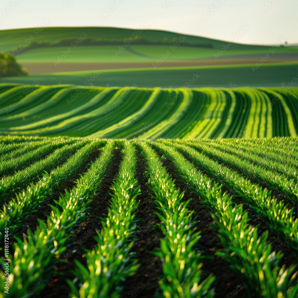 Fresh green agriculture field Fresh green agriculture field