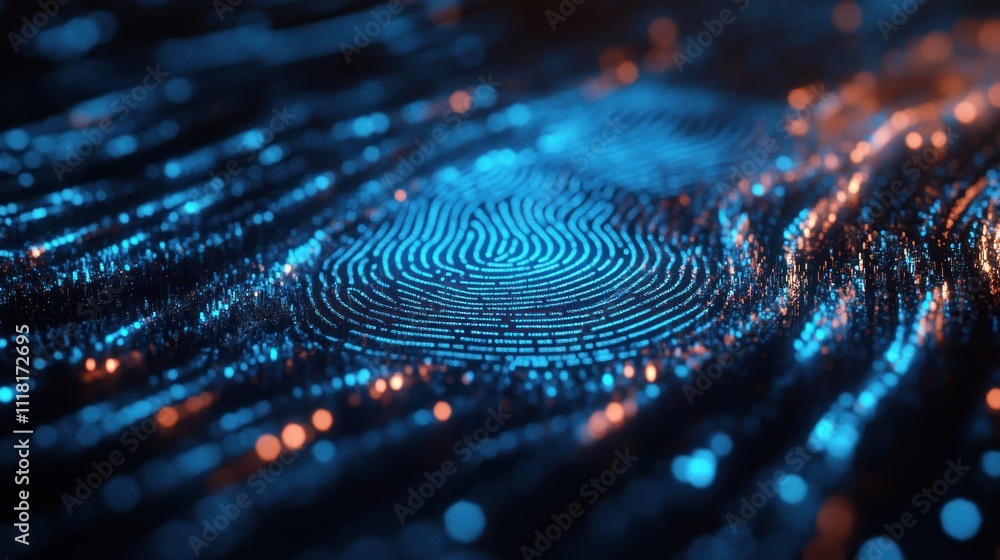 Abstract Digital Fingerprint Abstract Digital Fingerprint