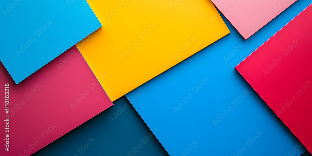 Vibrant abstract geometric composition Vibrant abstract geometric composition