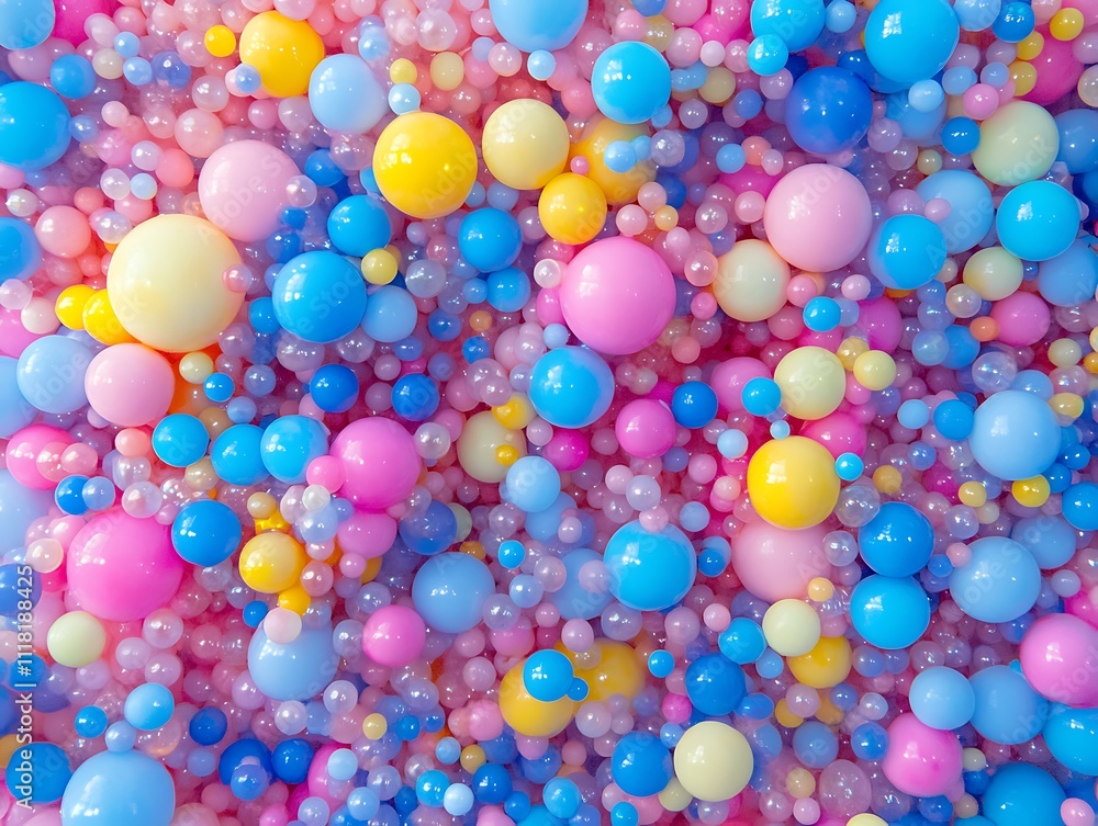 Dreamy Pastel Spheres: A Soft Abstract Composition Dreamy Pastel Spheres: A Soft Abstract Composition