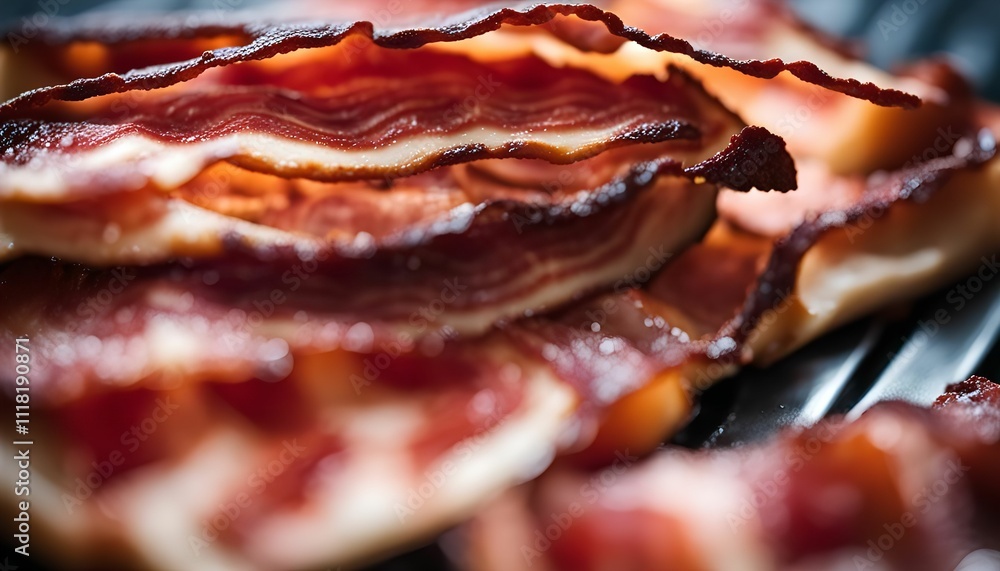 Close-up of Crispy Bacon Close-up of Crispy Bacon