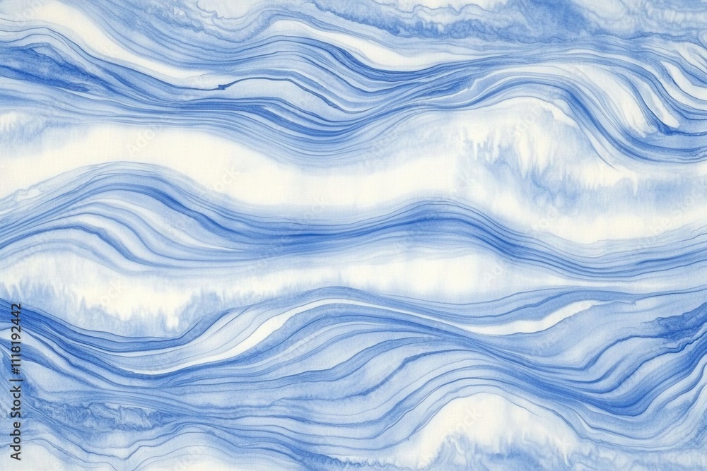 Obraz premium Soft Blue Water Ripple Effects Background