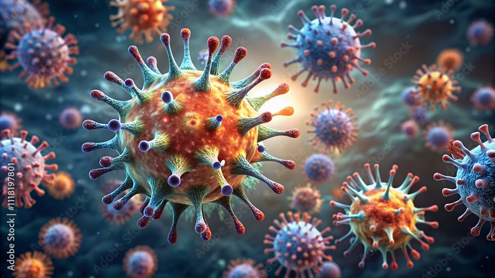 nemesis virus illustration background with high detailing nemesis virus illustration background with high detailing