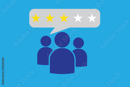 Customer experience icon in stroke line.
