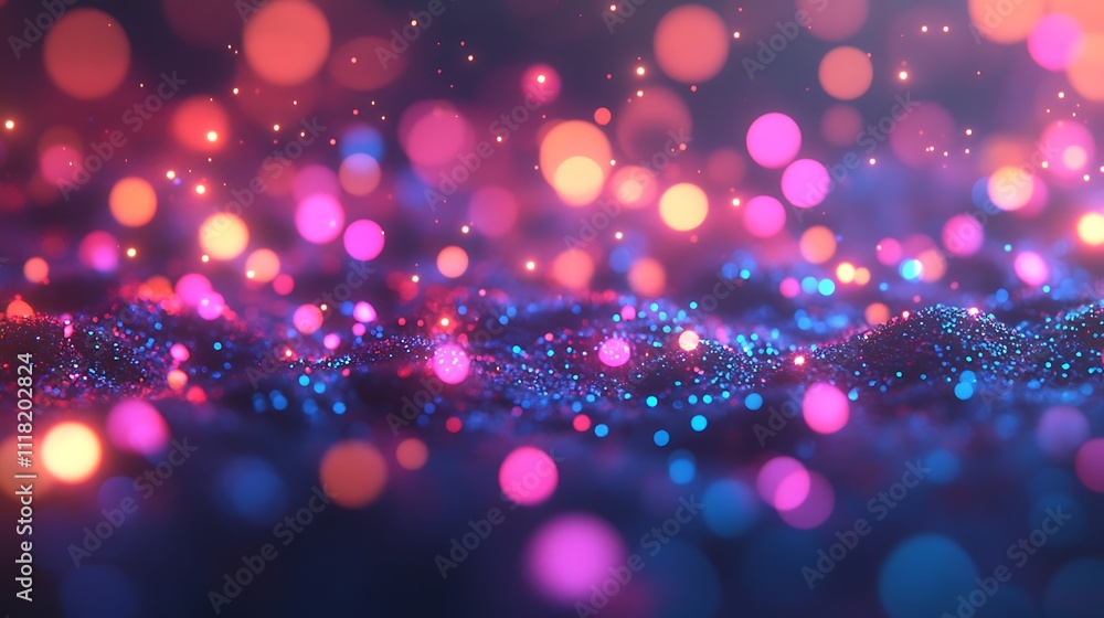 Colorful Abstract Background with Glowing Lights and Vibrant Effects Colorful Abstract Background with Glowing Lights and Vibrant Effects