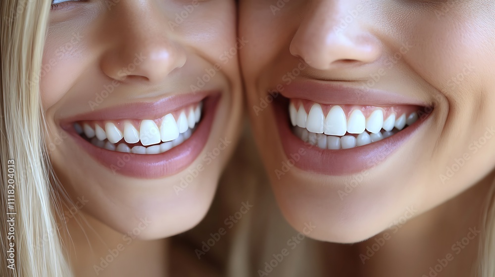 Obraz premium Smiling friends share joyful moment outdoors portrait natural light