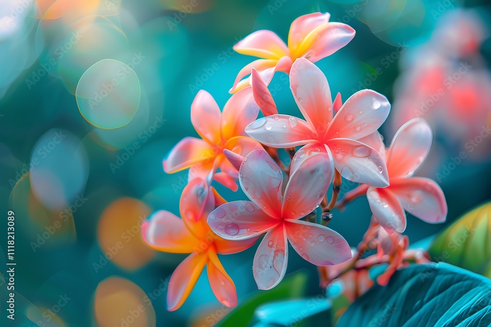 Beautiful orange lily flower with soft bokeh background. Beautiful orange lily flower with soft bokeh background.