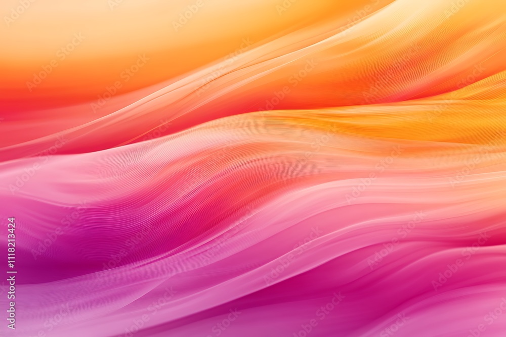 Abstract Pink Orange Wave Gradient Background Abstract Pink Orange Wave Gradient Background