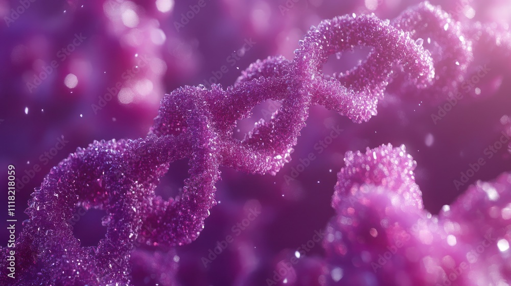 3D illustration of a DNA molecule. 3D illustration of a DNA molecule.