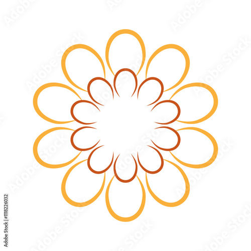 Blossom Flower Ornamental Decoration Icon