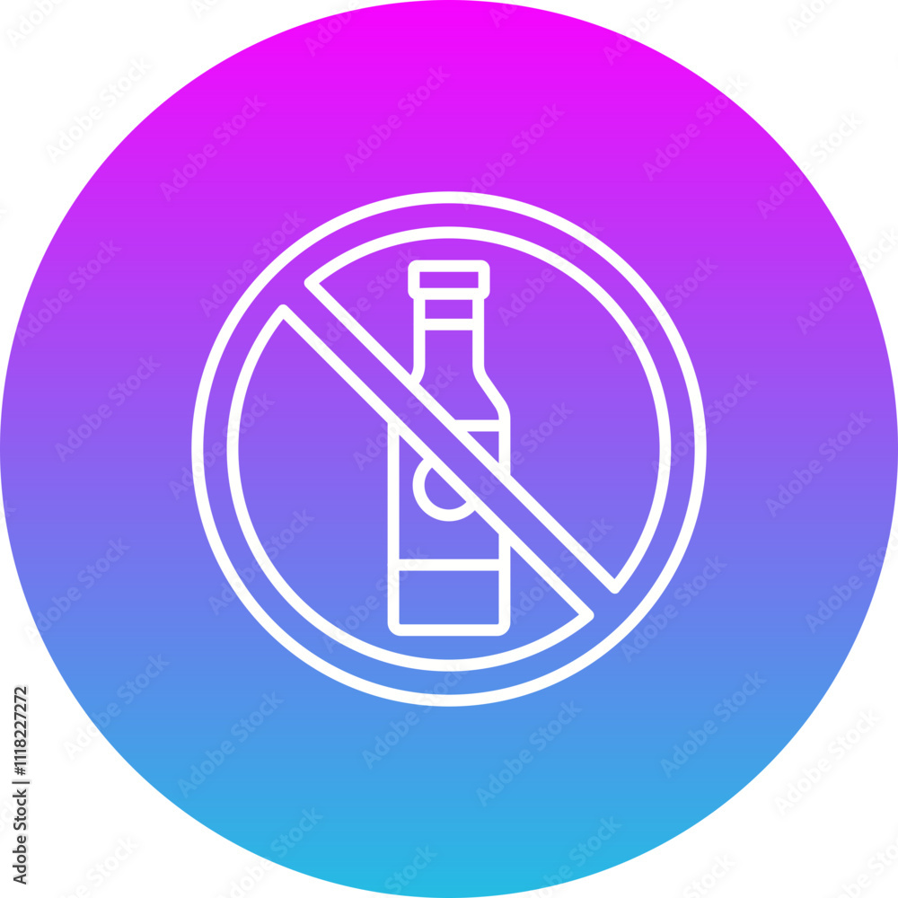 No Alcohol Icon