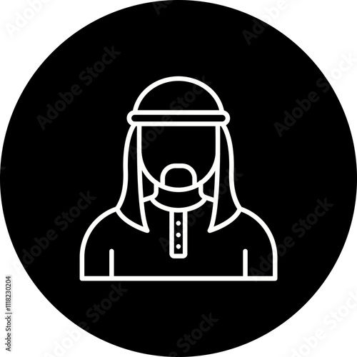 Arab Man Icon
