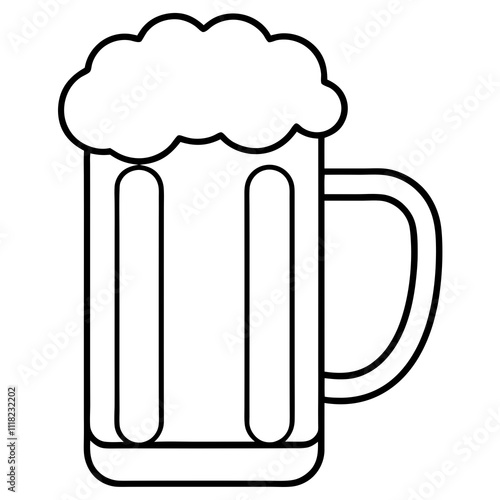 A simple Beer Mug vector