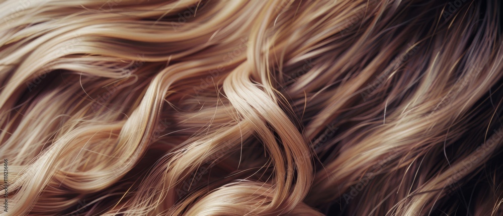 Luxurious blonde curls cascade in soft, glossy waves, showcasing a vibrant blend of gold and caramel hues. Luxurious blonde curls cascade in soft, glossy waves, showcasing a vibrant blend of gold and caramel hues.