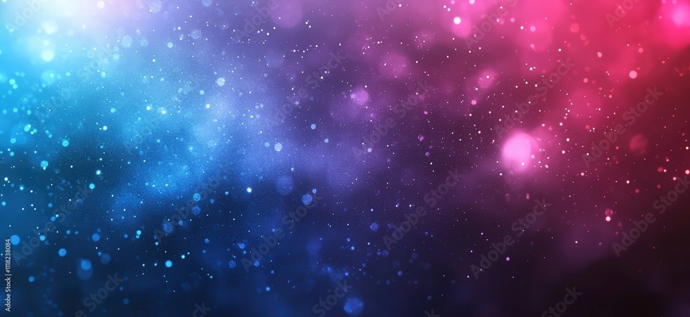 Fototapeta premium Colorful bokeh lights in vibrant hues