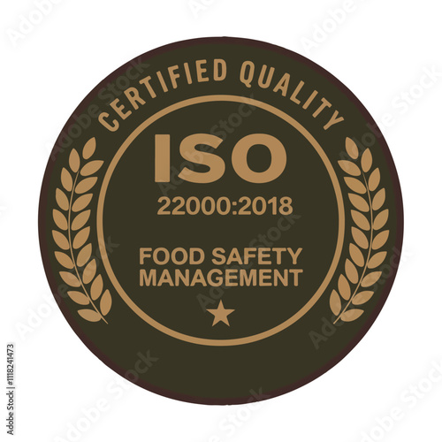 ISO 22000:2018 Certified Seal for Food Industry Excellence and Compliance






