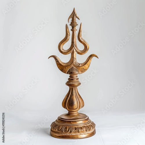 hindu god on white	
