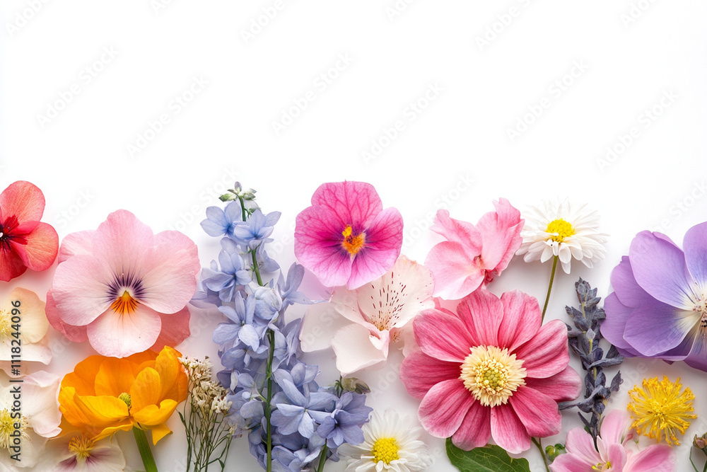 Set of Different Beautiful Flowers on White Background Isolated on Transparent. PNG. Set of Different Beautiful Flowers on White Background Isolated on Transparent. PNG.