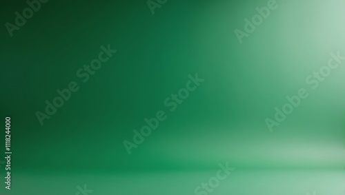 Serene Minimalist Photography with Vibrant Green Background