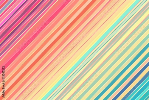 Vibrant diagonal stripes in pastel colors