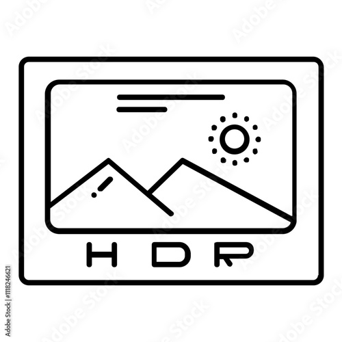 HDR icon