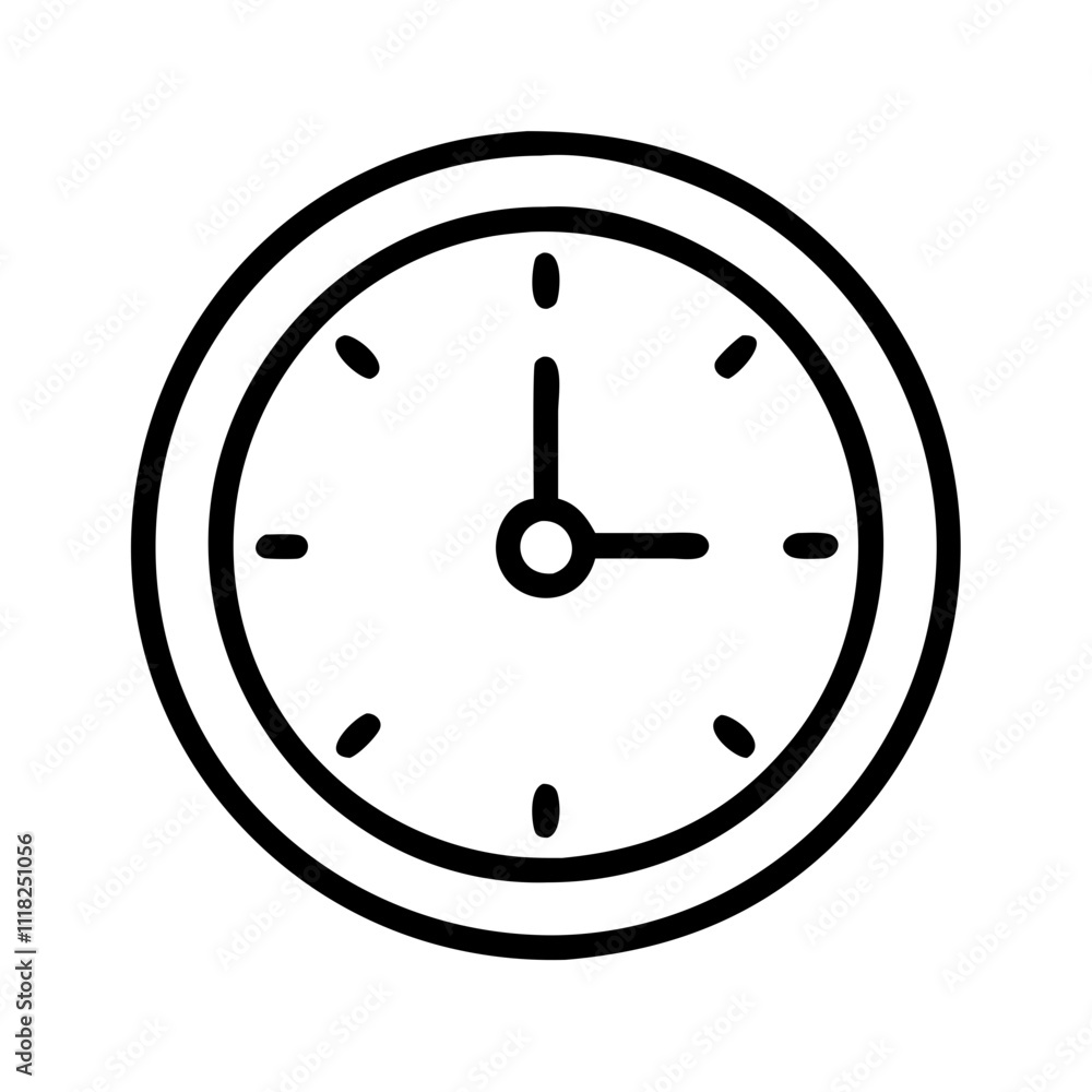 clock at midnight icon, new year illustration, new year icon - simple black line art of clock at midnight, symbolizing new year celebrations new year vector clock at midnight icon, new year illustration, new year icon - simple black line art of clock at midnight, symbolizing new year celebrations new year vector