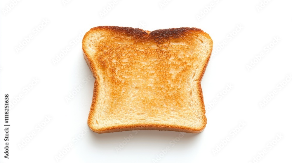 A single toast bread slice generously spread with chocolate hazelnut paste, centered on a white background. A single toast bread slice generously spread with chocolate hazelnut paste, centered on a white background.