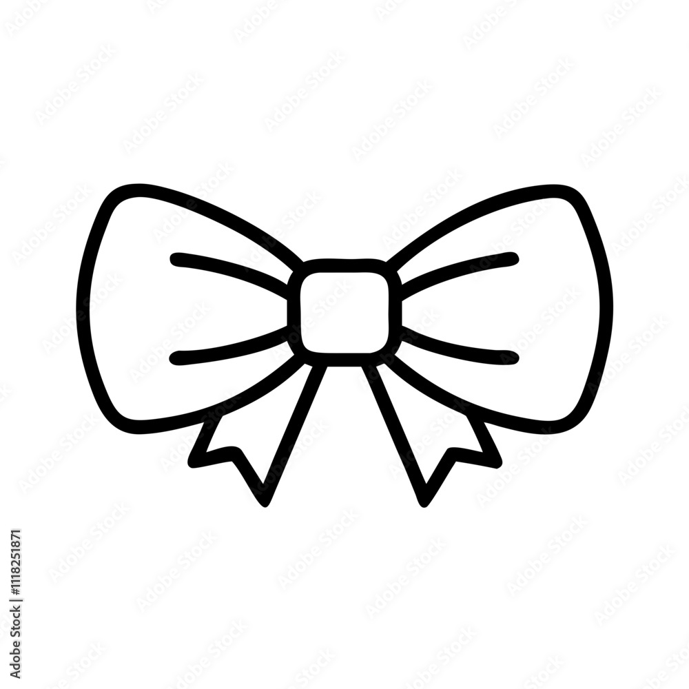 festive bowtie icon, new year illustration, new year icon - simple black line art of festive bowtie, symbolizing new year celebrations new year vector festive bowtie icon, new year illustration, new year icon - simple black line art of festive bowtie, symbolizing new year celebrations new year vector