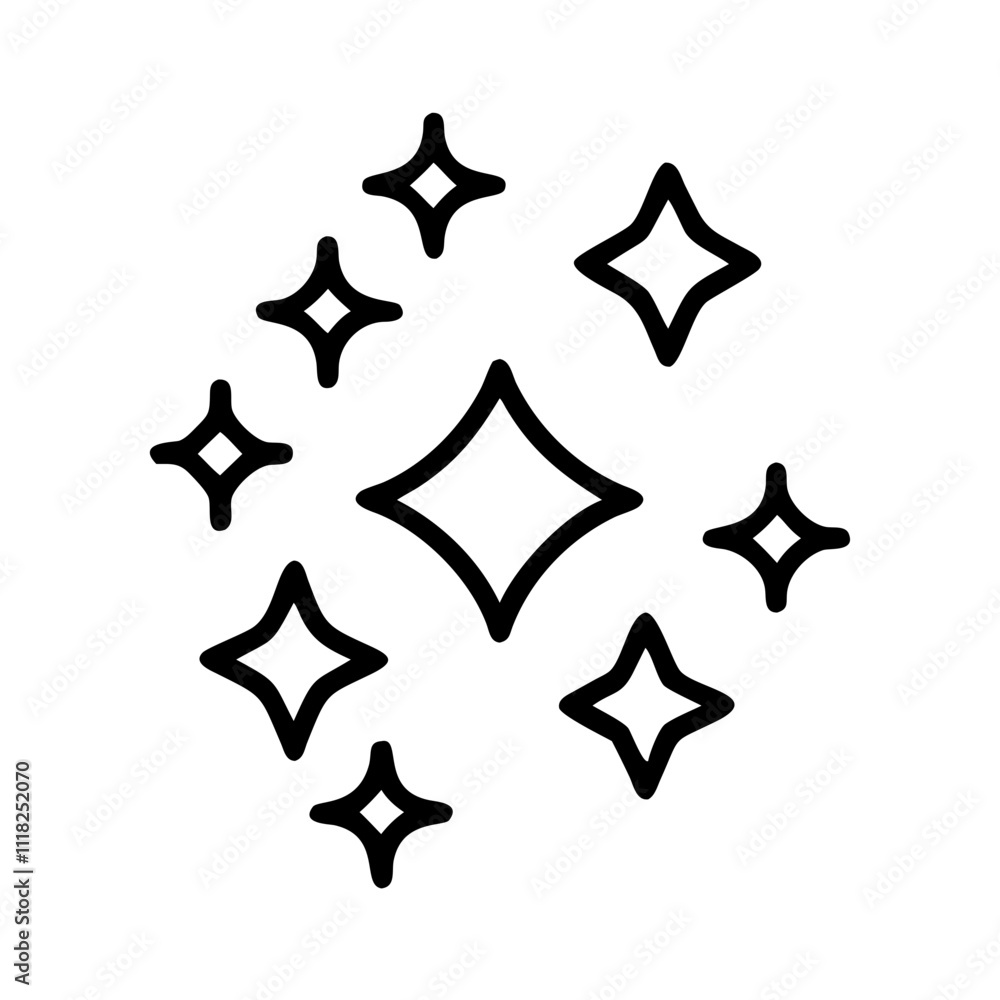 glitter icon, new year illustration, new year icon - simple black line art of glitter, symbolizing new year celebrations new year vector glitter icon, new year illustration, new year icon - simple black line art of glitter, symbolizing new year celebrations new year vector