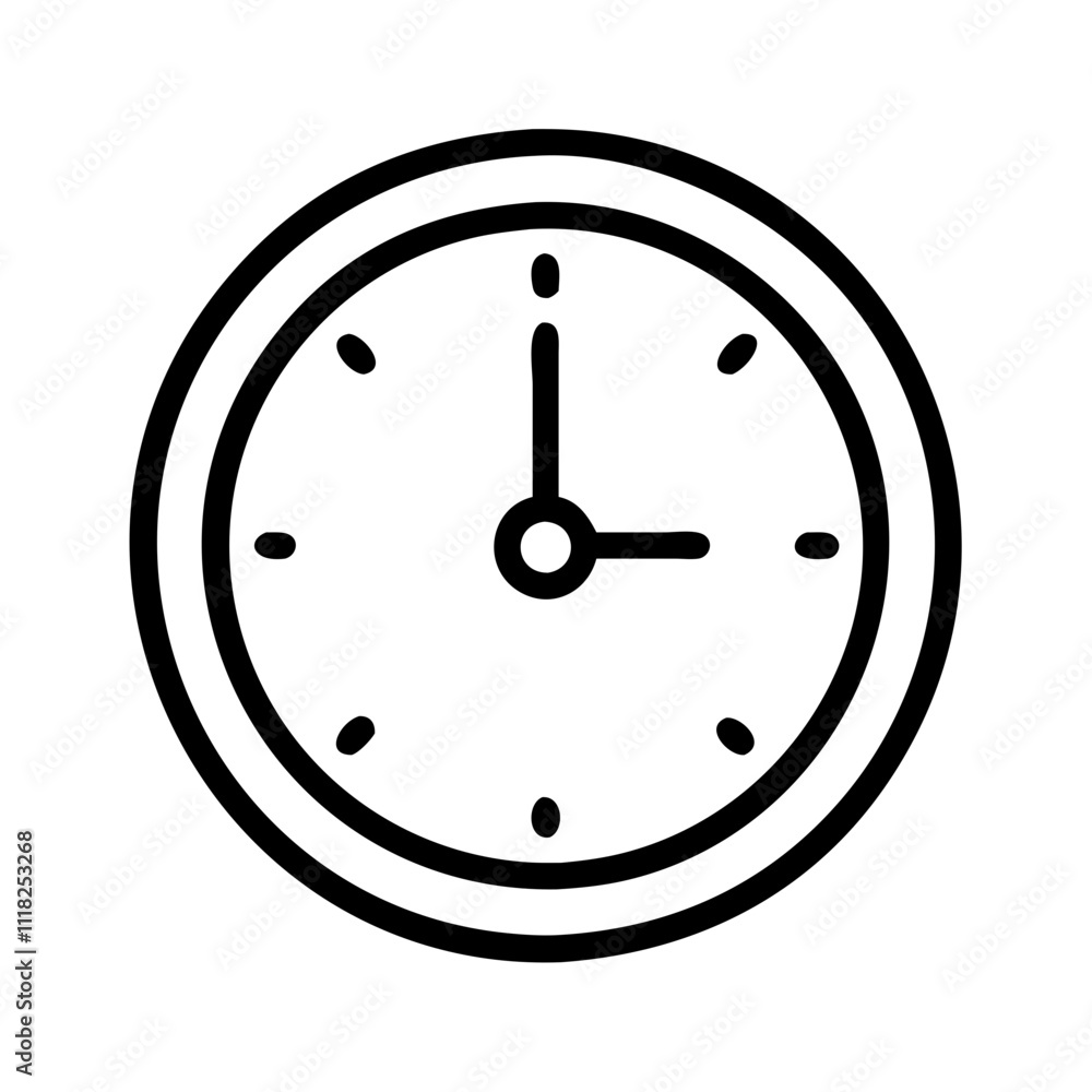 midnight clock icon, new year illustration, new year icon - simple black line art of midnight clock, symbolizing new year celebrations new year vector midnight clock icon, new year illustration, new year icon - simple black line art of midnight clock, symbolizing new year celebrations new year vector