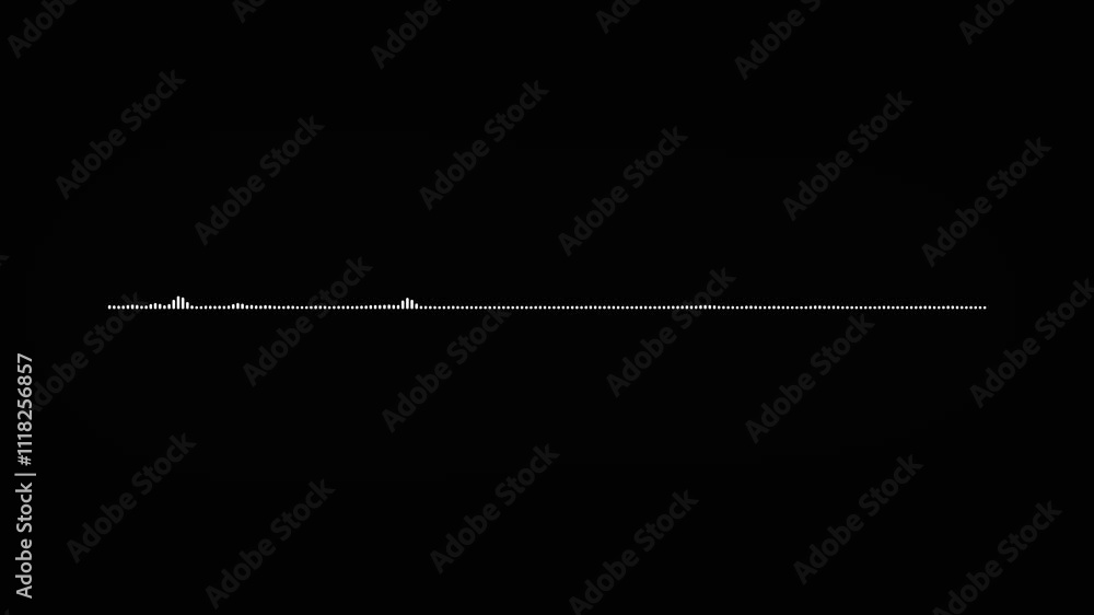 Music equalizer, audio waves or sound frequency in lines, white video footage of audio visualizer Music equalizer, audio waves or sound frequency in lines, white video footage of audio visualizer
