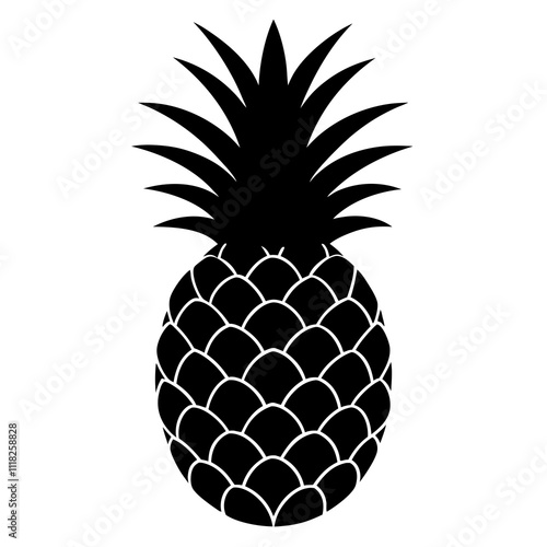 pineapple vector illustration