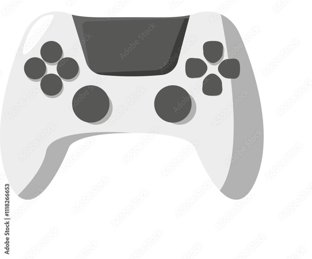 Modern Video Game Controller Illustration Modern Video Game Controller Illustration