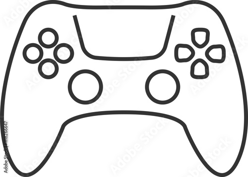Outline Gaming Controller Icon