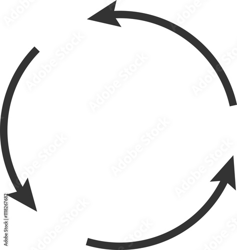 Circular Rotation Arrows Icon