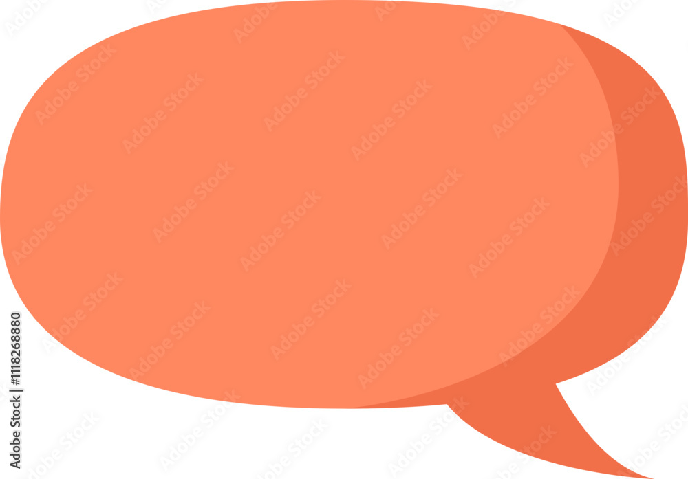 Colorful Speech Bubble