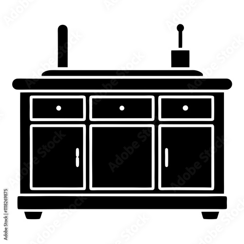 set of kitchen stove